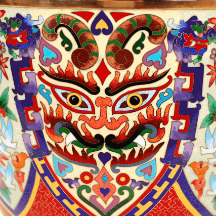 《和平尊》张同禄景泰蓝代表作铜胎掐丝珐琅礼藏珍品超大铜器藏品