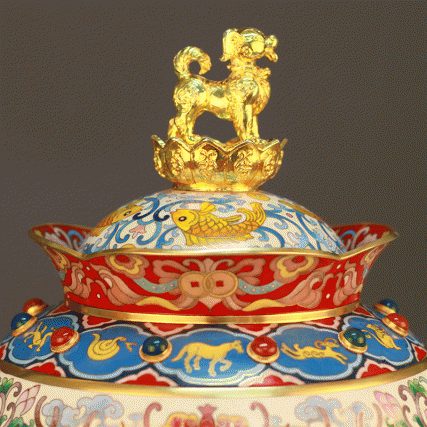 戴嘉林大师非遗景泰蓝《十二生肖财尊》典藏版