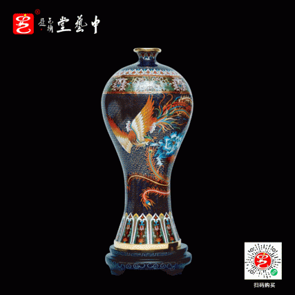 【中藝堂】张同禄 景泰蓝《凤舞九天》