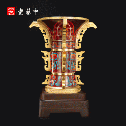 钟连盛大师再造“宅兹中国”：景泰蓝何尊（典藏版套装）的文化典范