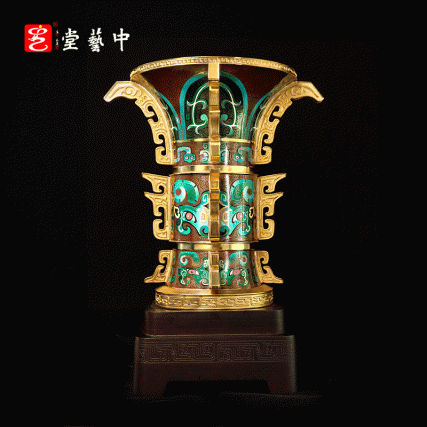 钟连盛大师再造“宅兹中国”：景泰蓝何尊（典藏版套装）的文化典范